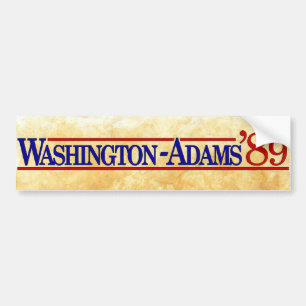 Washington - Adams 2004 Style Bumper Sticker