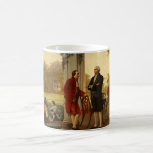 Washington and Lafayette at Mount Vernon 1784 Coffee Mug