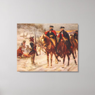 Washington and Lafayette at Valley Forge Canvas Print