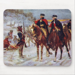 Washington and Lafayette at Valley Forge ~ Mouse Mat
