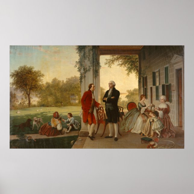 Washington and Lafayette Poster (Front)