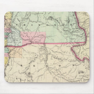 Washington And Oregon Mouse Mat