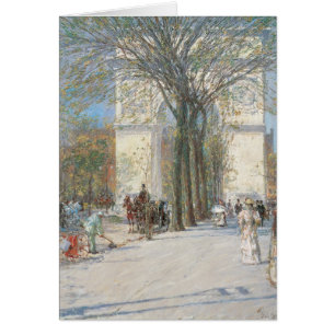 Washington Arch, Spring by Frederick Childe Hassam