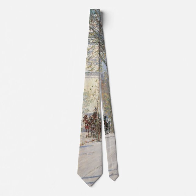 Washington Arch, Spring by Frederick Childe Hassam Tie (Front)