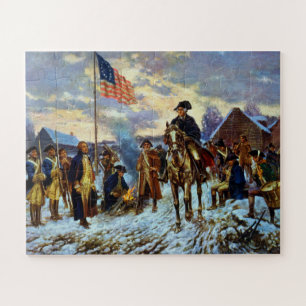 Washington at Valley Forge Jigsaw Puzzle