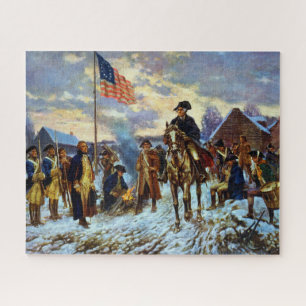 Washington at Valley Forge Jigsaw Puzzle