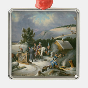 Washington At Valley Forge Metal Tree Decoration