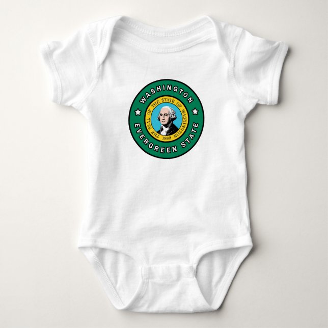 Washington Baby Bodysuit (Front)