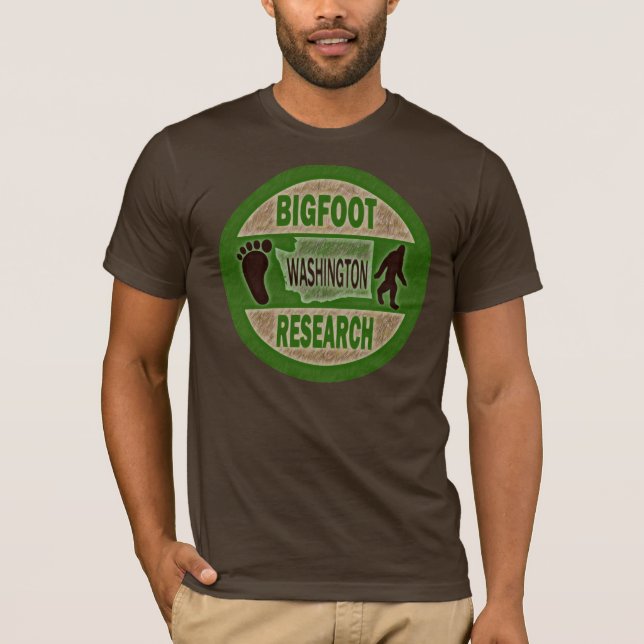 Washington Bigfoot Research T-Shirt (Front)