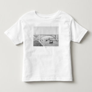 Washington Bridge and the Speedway Photograph Toddler T-Shirt