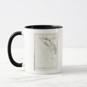 Washington, British Columbia, Vancouver map Mug