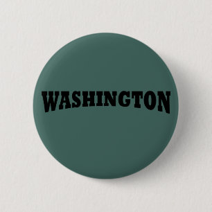 washington city 6 cm round badge