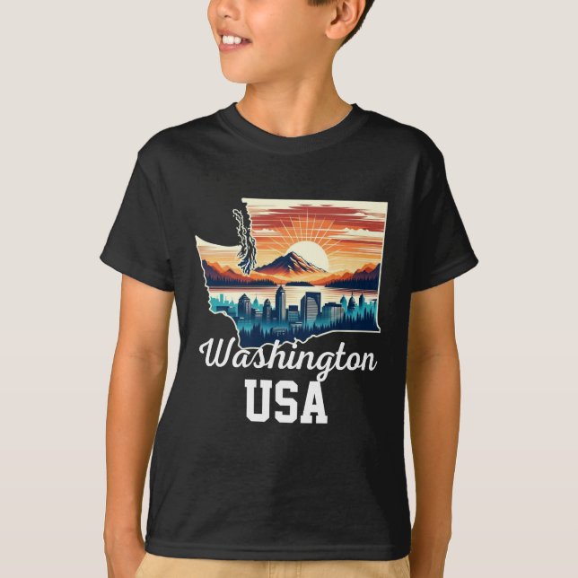 Washington city T-Shirt (Front)