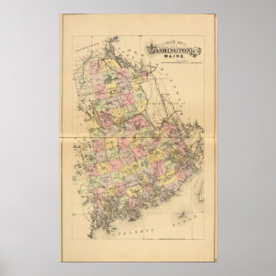 Washington Co, Maine Poster
