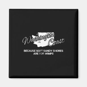 Washington Coast Pacific Northwest Beaches  Magnet