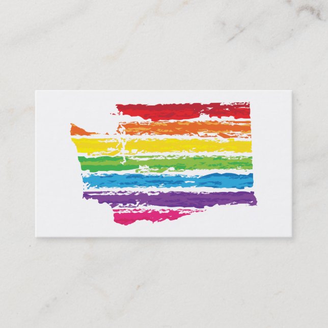 washington colour strokes business card (Front)