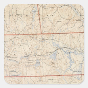 Washington Country, Rhode Island Square Sticker