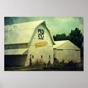 Washington County Corn and Barn Quilt Barn Poster