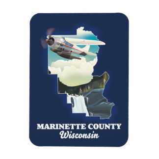 Washington county Maine Map Magnet