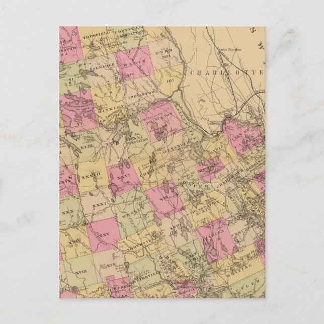 Washington County, Maine Postcard (Front)