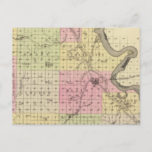Washington County, Nebraska Postcard