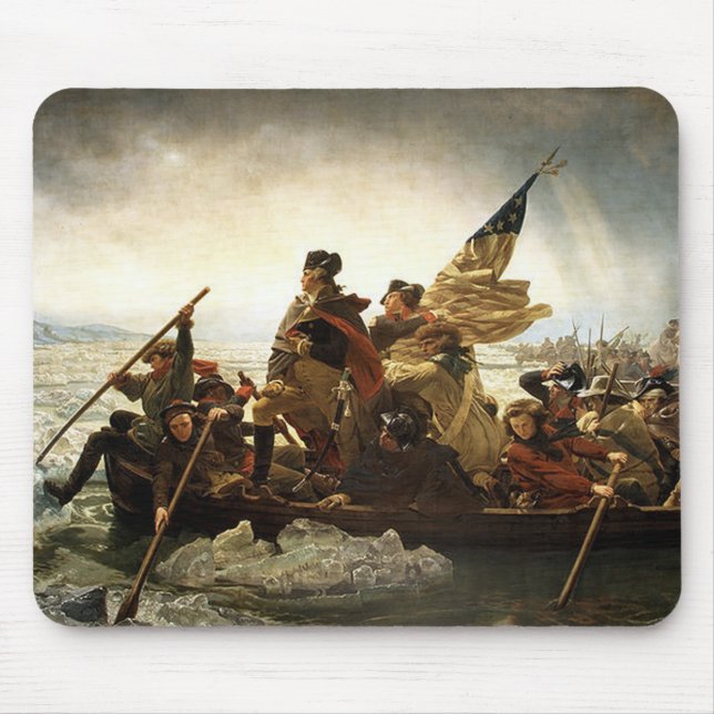 Washington Crosses The Delaware River Mouse Mat (Front)