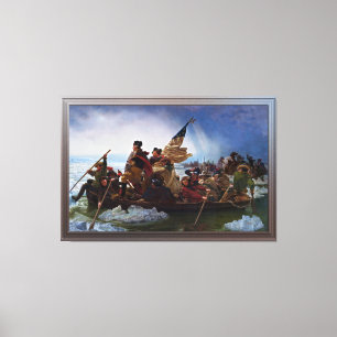 Washington Crossing the Delaware by Emanuel Leutze Canvas Print
