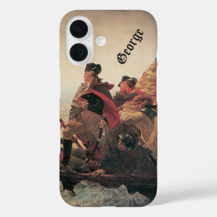 Washington Crossing the Delaware by Emanuel Leutze iPhone 16 Case