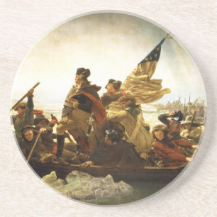 Washington Crossing the Delaware by Emanuel Leutze Coaster
