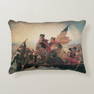 Washington Crossing the Delaware by Emanuel Leutze Decorative Cushion