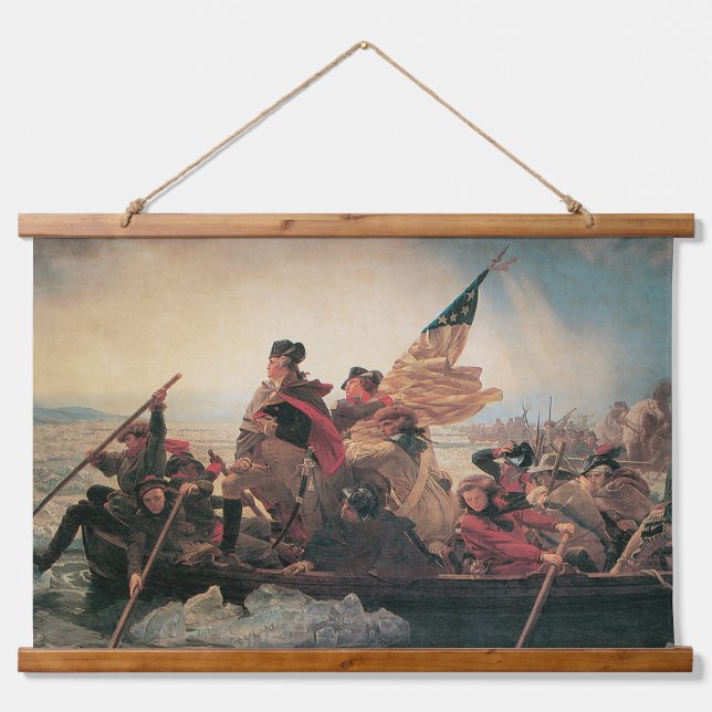 Washington Crossing the Delaware by Emanuel Leutze Hanging Tapestry (Front)
