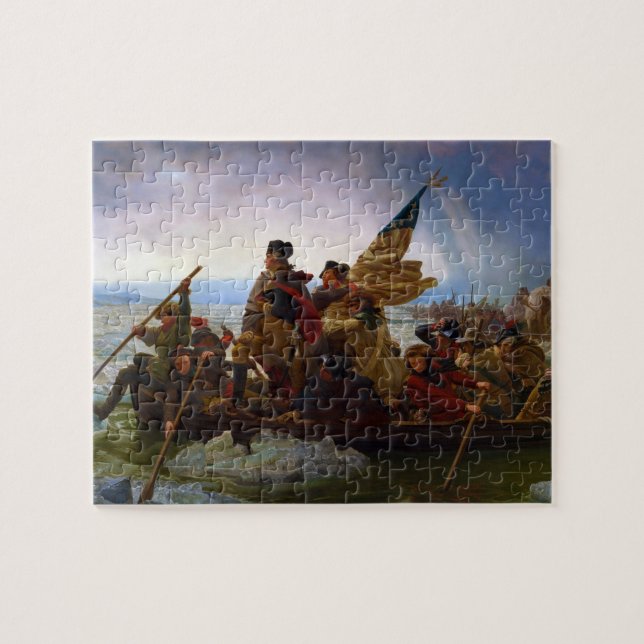 Washington Crossing the Delaware by Emanuel Leutze Jigsaw Puzzle (Horizontal)
