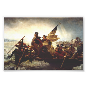 Washington Crossing the Delaware by Emanuel Leutze Photo Print