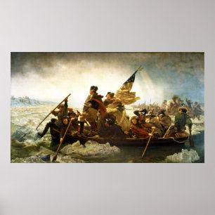 Washington Crossing the Delaware by Emanuel Leutze Poster