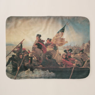 Washington Crossing the Delaware by Emanuel Leutze Sherpa Blanket