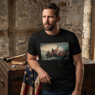Washington Crossing the Delaware by Emanuel Leutze T-Shirt
