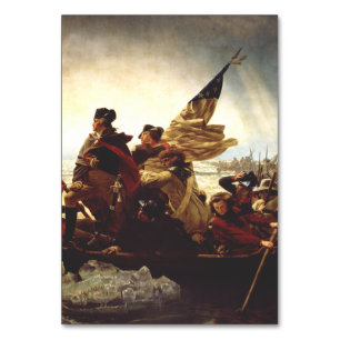 Washington Crossing the Delaware by Emanuel Leutze Table Number