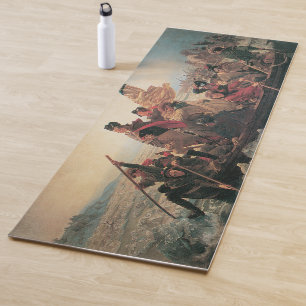 Washington Crossing the Delaware by Emanuel Leutze Yoga Mat
