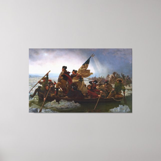 Washington Crossing the Delaware Canvas Print (Front)