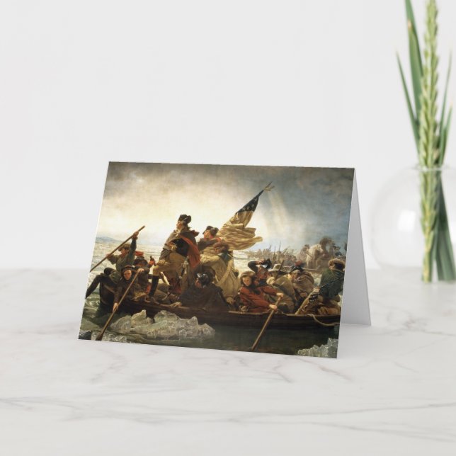 Washington Crossing the Delaware Card (Front)