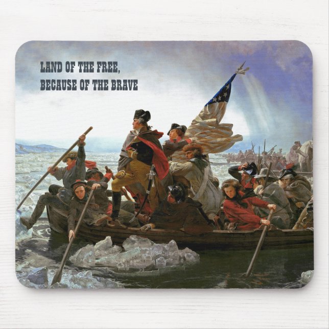 Washington Crossing the Delaware Fine Art  Mouse Mat (Front)