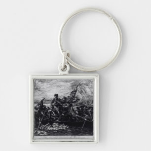 Washington Crossing the Delaware Key Ring