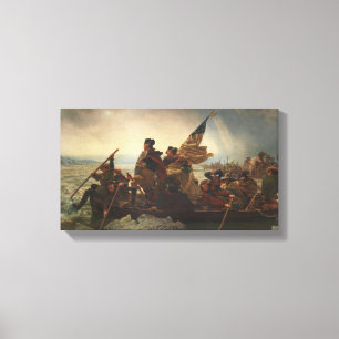 Washington Crossing the Delaware Painting Canvas Print