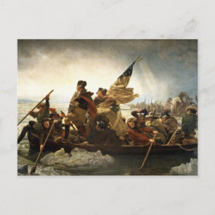 Washington Crossing the Delaware Postcard