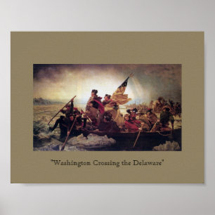 Washington Crossing the Delaware Poster