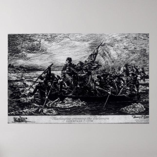 Washington Crossing the Delaware Poster (Front)