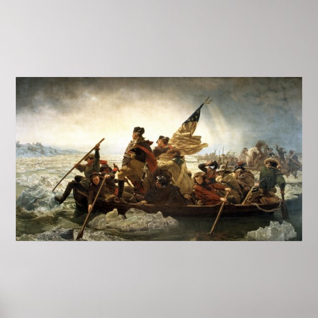 Washington Crossing The Delaware Poster (Front)