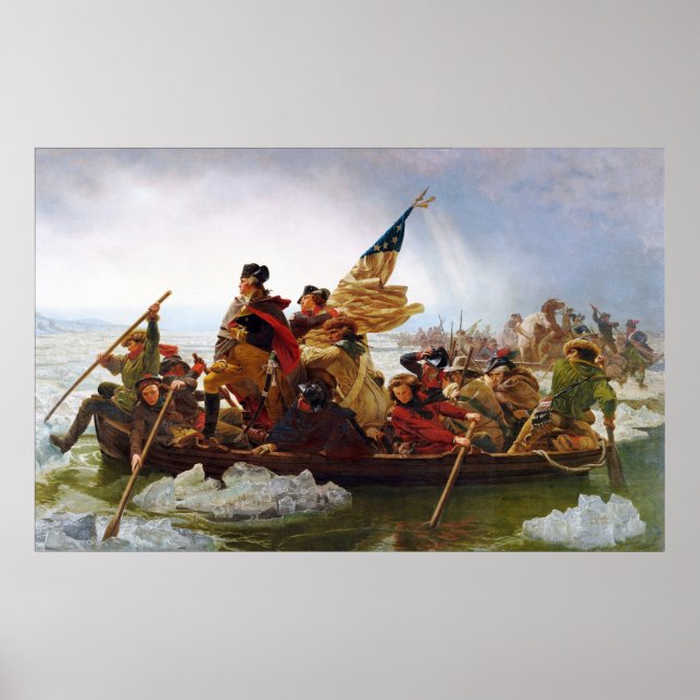 Washington Crossing the Delaware Poster (Front)