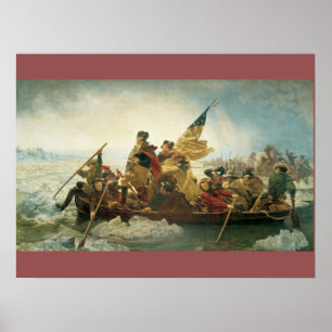 WASHINGTON CROSSING THE DELAWARE POSTER