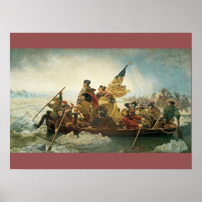 WASHINGTON CROSSING THE DELAWARE POSTER (Front)